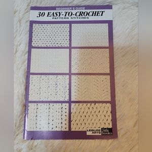 30 Easy To Crochet Pattern Stitch Book